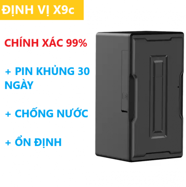 Thiết bị định vị theo dõi X9c pin khủng 30 ngày